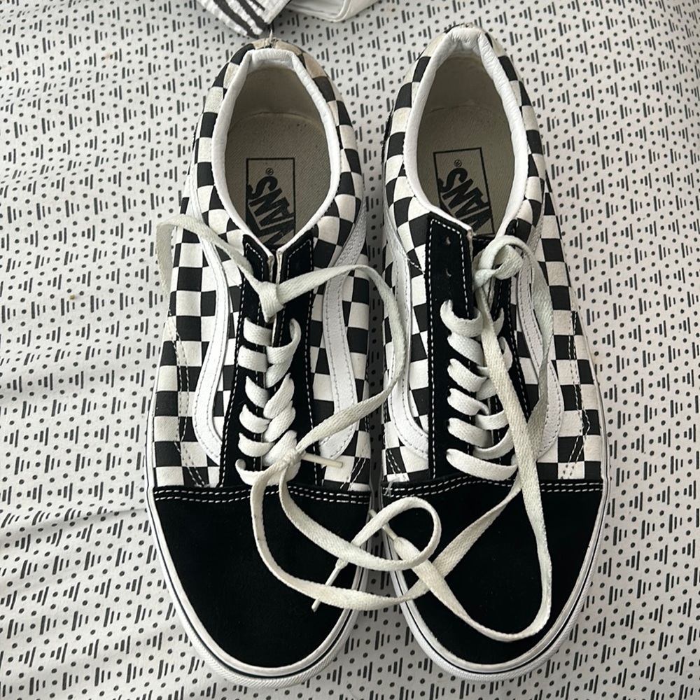 Vans low top checker